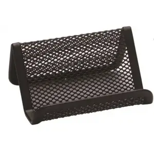 Business card holder Q-Connect KF04728, black, 95 x 45 mm