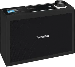Цифровое настольное радио TECHNISAT DigitRadio 23 ASA чёрное — DAB+/FM, будильник, AUX-in