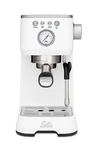 Espresso machine Solis Barista Perfetta Plus 1170 v2 — white, compact semi‑automatic brewer