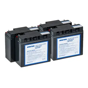 Battery renovation kit AVACOM RBC11 — set of 4 replacement UPS batteries