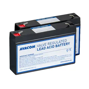 Battery renovation kit AVACOM RBC18 – replacement for UPS battery set (2 batteries)