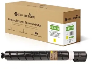 Toner cartridge compatible with Canon C-EXV49 (8527B002) — G&G Reborn-Toner, yellow