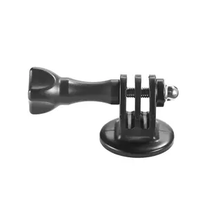Stiprinājuma adapters Cullman Cross CX125, 1/4" vītne, priekš GoPro, melns, 20 g