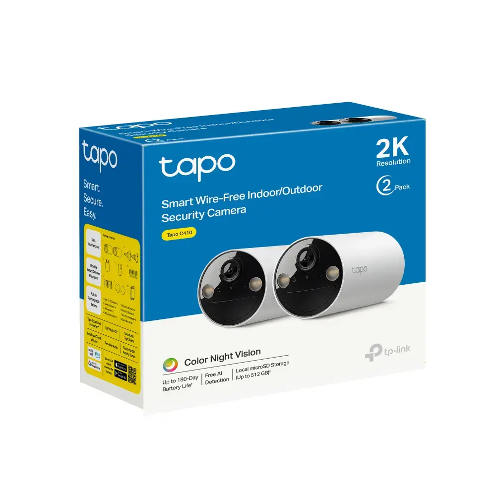 IP kamera TP-Link Tapo C410 4 komplekts Photo 2