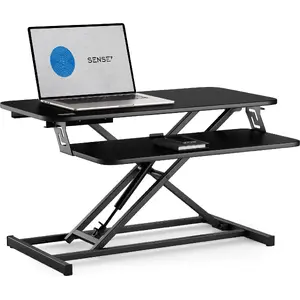 Конвертерный офисный стол Sense7 81 см x 40 см Черный