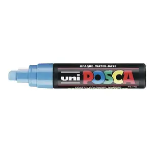 Маркер POSCA uni PC-17K — Клиньевый наконечник, Синий, 1 шт.
