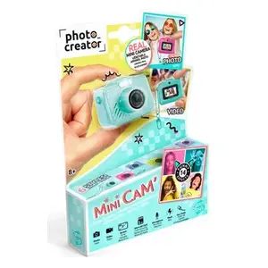 Instant print camera Canal Toys Photo Creator CLK 058 — Turquoise, MicroSD, 0.96" LCD