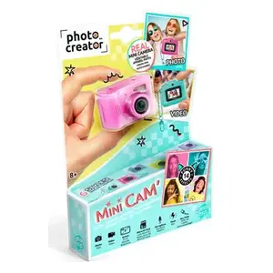 Digital camera Canal Toys Photo Creator CLK061 — pink, LCD 0.96", MicroSD support, USB