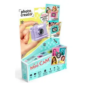 Instant print camera Canal Toys CLK 063 — Purple, LCD 0.96", MicroSD, USB
