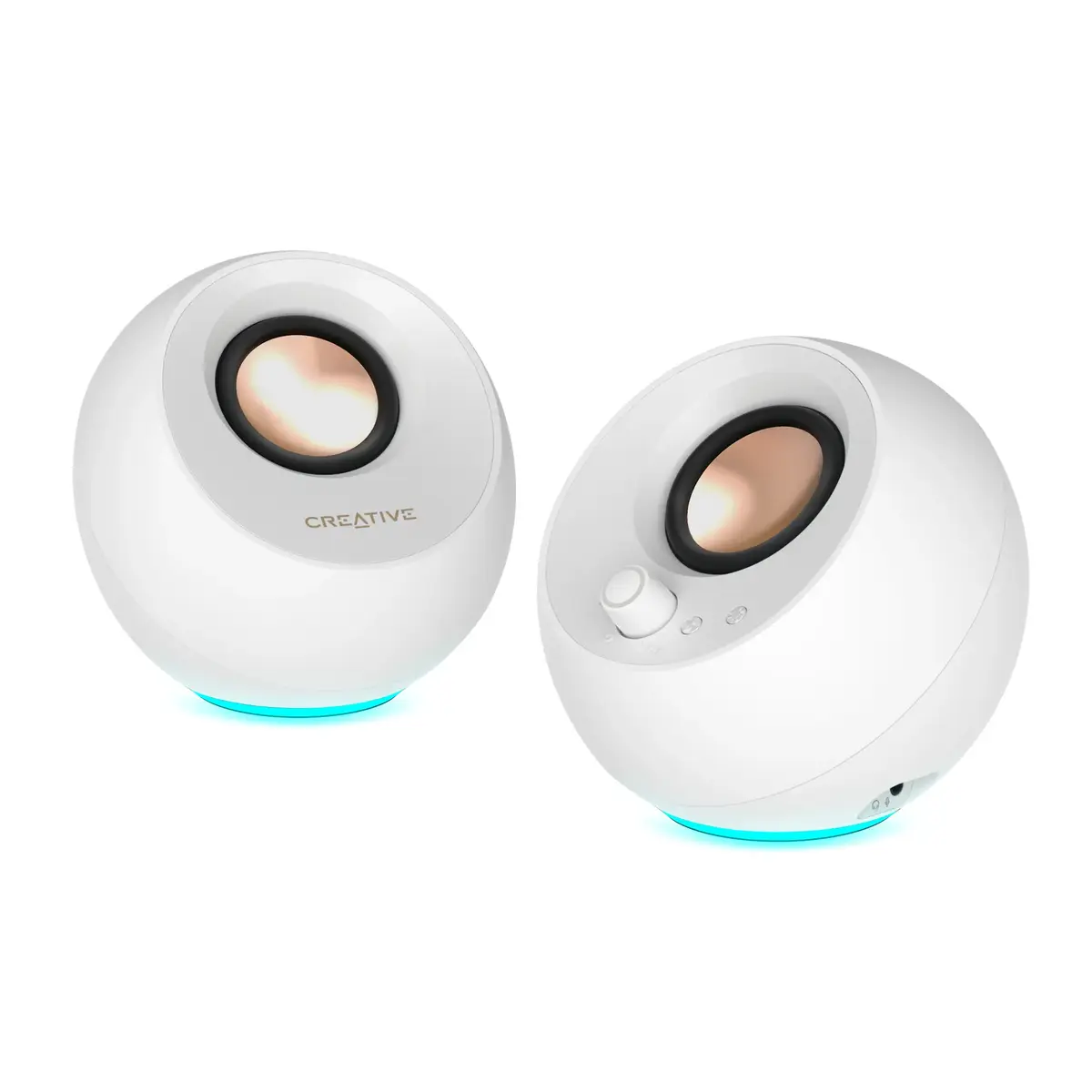Galda skaļruņi Creative Pebble Pro White Photo 4