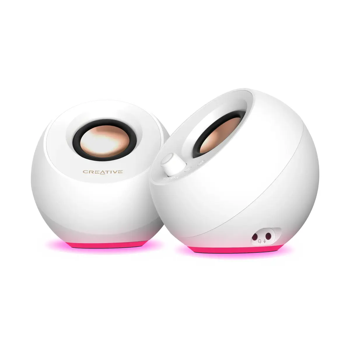 Galda skaļruņi Creative Pebble Pro White Photo 5