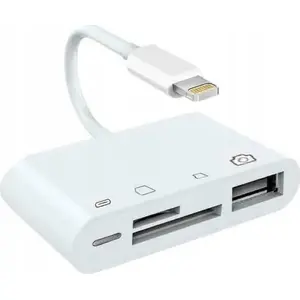 Картридер Zenwire Lightning модель 1026904622 — разъём Lightning для iPhone/iPad, компактный USB‑аксессуар