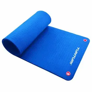 Коврик для фитнеса Tunturi Fitnessmat Pro 180 см, синий — коврик для упражнений