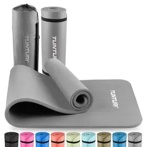 Tunturi NBR Fitness Mat Grey – exercise/yoga mat, NBR foam, model 14TUSFU327