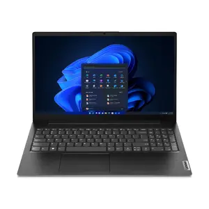 Laptop Lenovo V15 G4 AMN — AMD Ryzen 5 7520U, 15.6" FHD, 16 GB LPDDR5, 512 GB SSD, Radeon 610M, Windows 11, 1.63 kg, Black