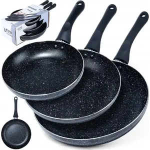 Frying pan set Vilde 20/24/28 cm — three-piece non-specified material set