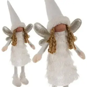 Christmas decoration Ruhhy fairy white figurine 22342
