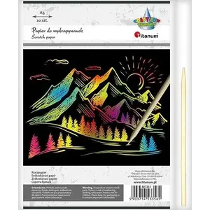 Izraušanas papīrs 147×210 mm melns, 10 loksnes — No name