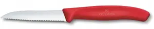 Kitchen knife Victorinox Swiss Classic 8 cm vegetable knife, red handle