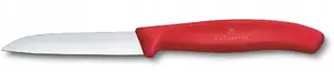 Kitchen knife Victorinox Swiss Classic 8 cm vegetable knife, red handle