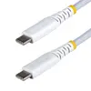 StarTech USB-C uz USB-C uzlādes kabelis 60W Balts Photo 8