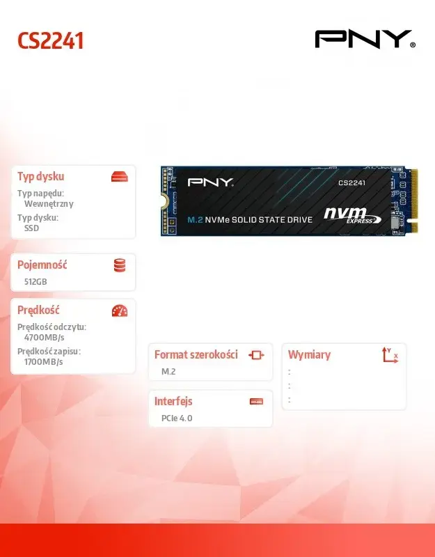 PNY M.2 2280 512GB SSD M280CS2241-512-BLK Photo 10