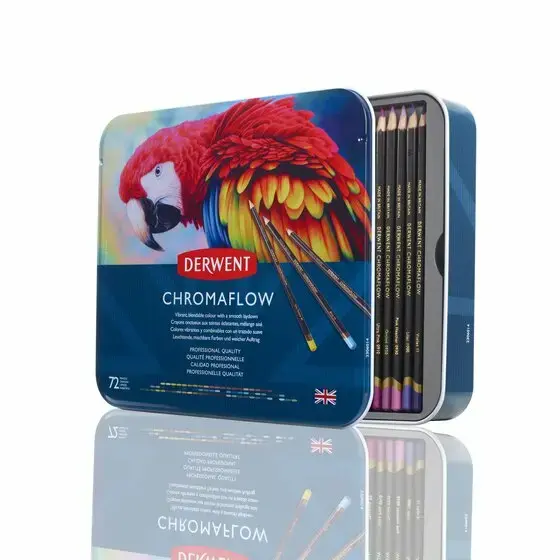 Derwent Chromaflow krāsainie zīmuļi 72 gab. Photo 2