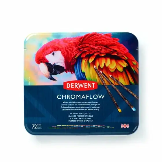 Derwent Chromaflow krāsainie zīmuļi 72 gab. Photo 3