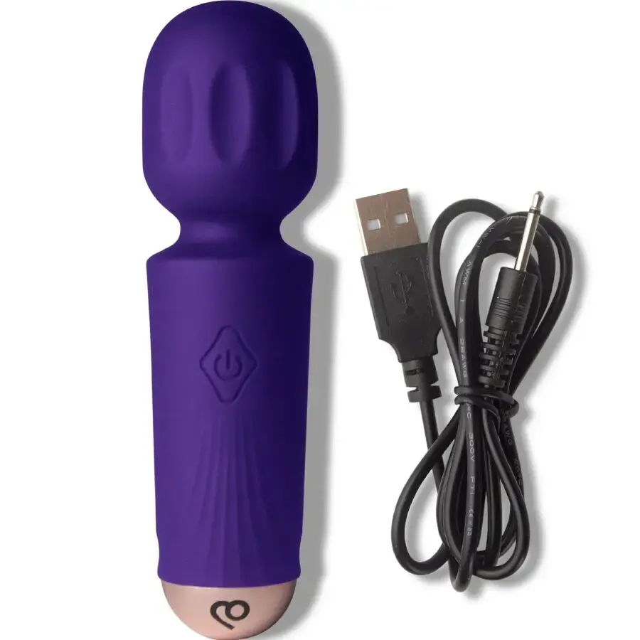 Nūjas massieris rocks off Mini Rechargeable Wand Violet Dream Photo 4
