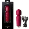 Mini rechargeable wand rocks off Azalea Red — 16 functions Photo 2
