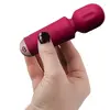 Mini rechargeable wand rocks off Azalea Red — 16 functions Photo 3
