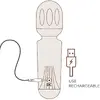 Mini rechargeable wand rocks off Azalea Red — 16 functions Photo 5