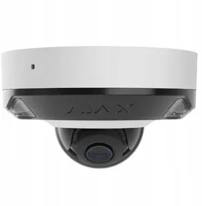Купольная мини-камера Ajax DomeCam Mini HL 8 МП, объектив 4 мм, белая