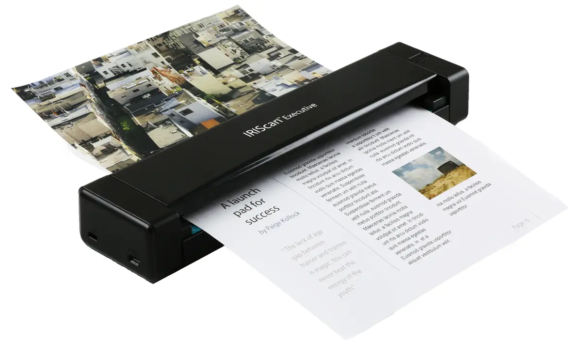 Iris Ohyama IRIScan Executive 4 sheet-fed scanner Photo 2