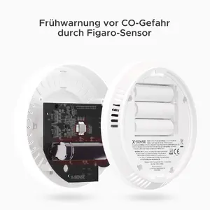 Ogļskābās gāzes detektors X-Sense CO03D Autarker CO-Melder (uz baterijām)