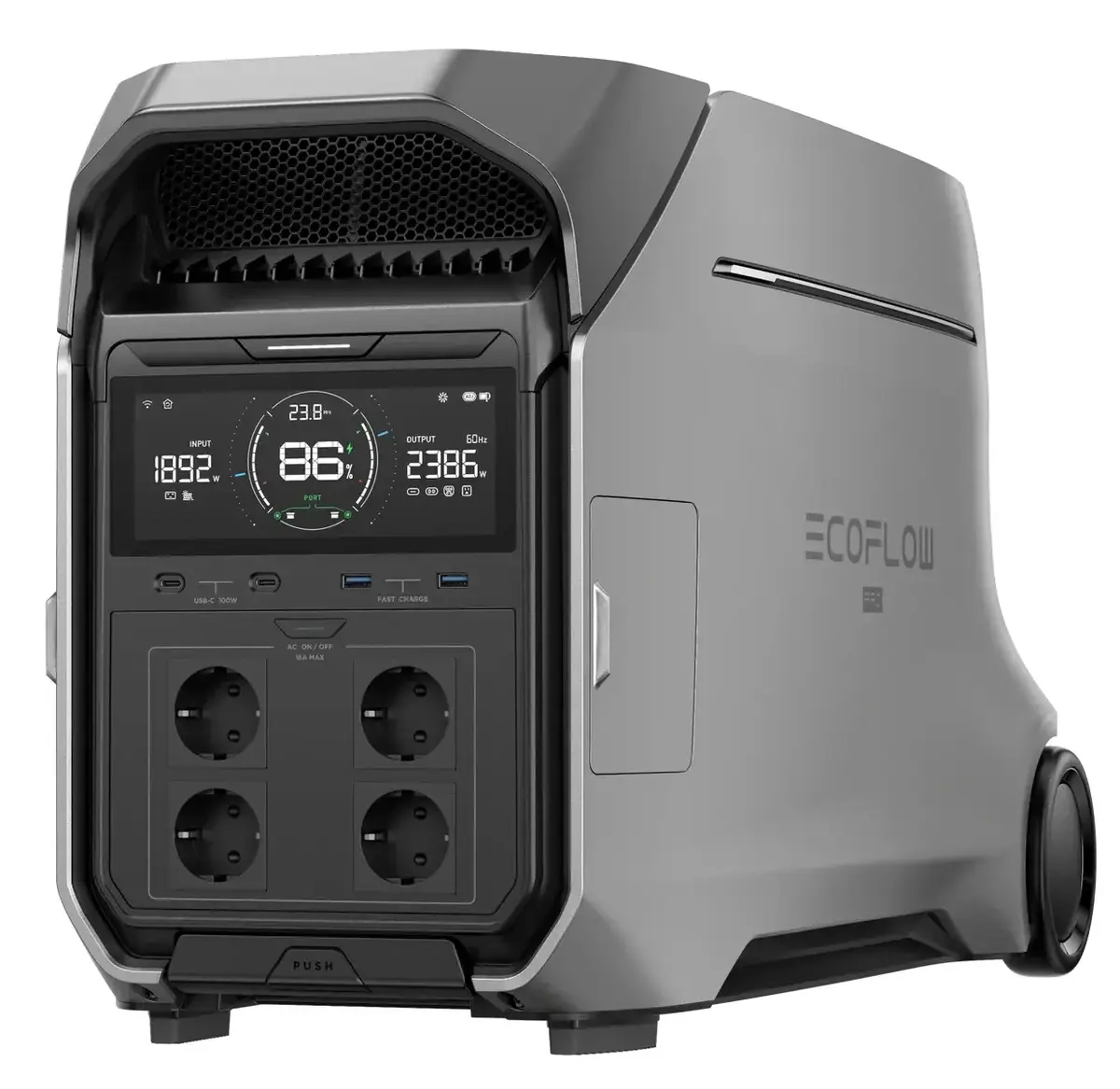 Pārnēsājams elektroenerģijas avots EcoFlow DELTA Pro