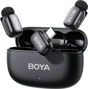 Беспроводной петличный микрофон Boya mini 2-02 USB-C, черный