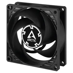 80 mm spiedienam optimizēts ventilators ARCTIC P8 — 12 V, 3000 apm., 39.76 m³/h, 1.9 mmH2O, FDB