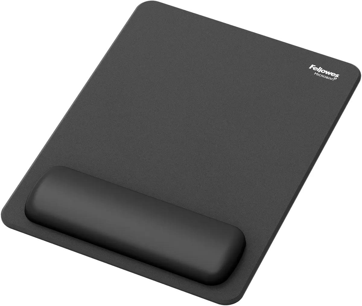 Fellowes Breyta XL Mouse Mat Wrist Rest Black Photo 2