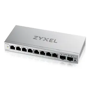 Managed L2 Gigabit Switch Zyxel GS1200-10v3 — 8x Gigabit (10/100/1000), 20 Gbps, MAC 4000, desktop, grey