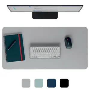 Leitz Large Desk Mat Grey Polyvinyl Chloride