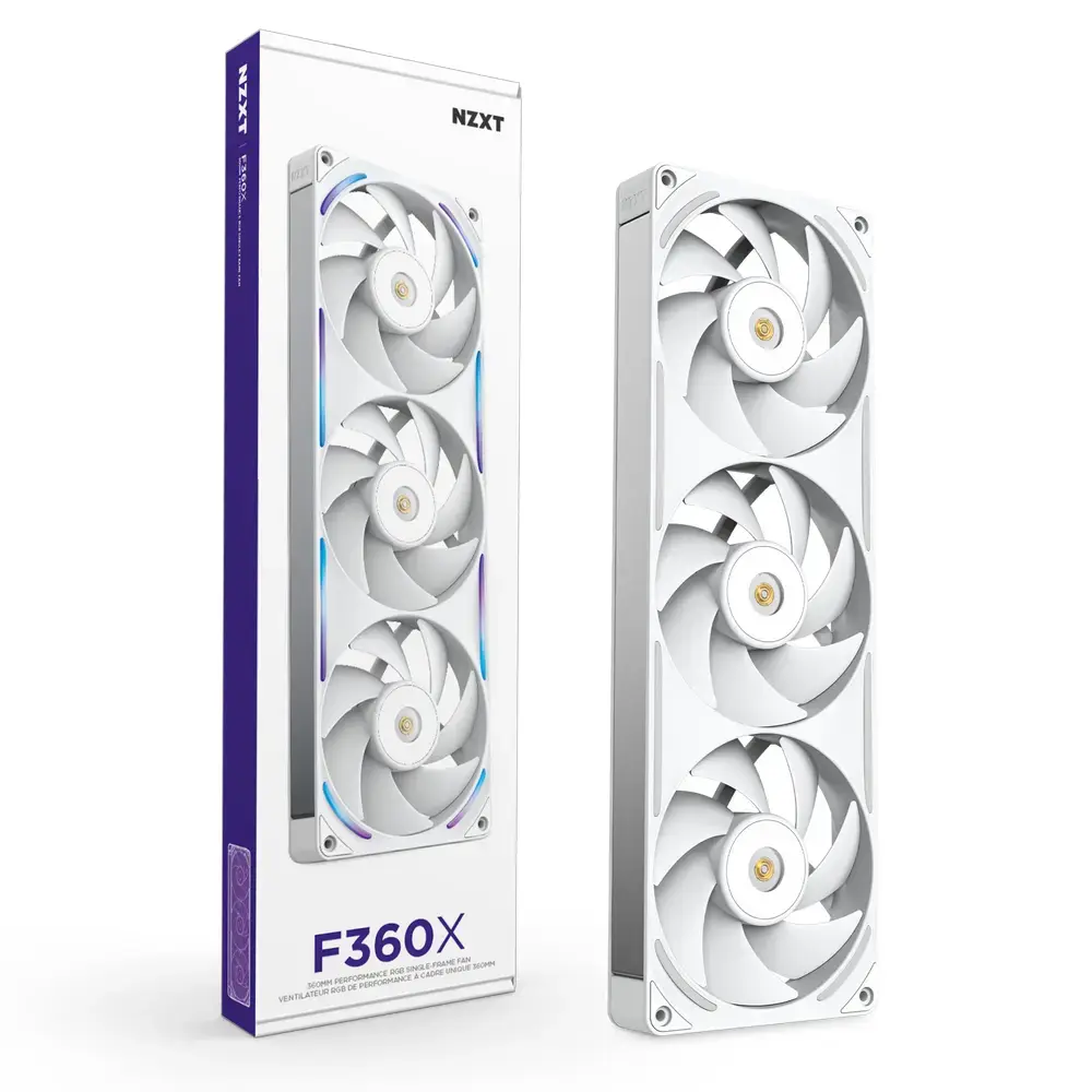 NZXT F360X 120 mm korpusa ventilators Photo 2