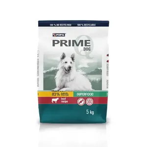 Сухой корм для собак PUPIL Prime с говядиной и овощами, полноценный корм для взрослых собак, 5 кг, 25% белка, 14% жира