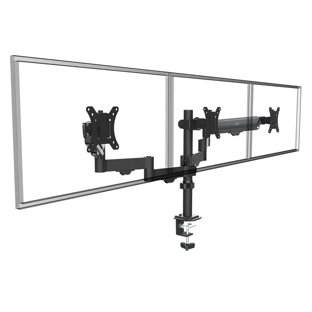 Monitoru stiprinājums MACLEAN MC-137 — priekš 3 monitoriem 17"–27" Photo 12