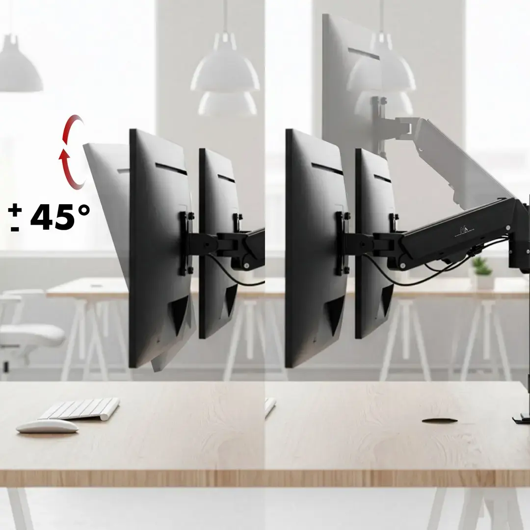 Monitor mount MACLEAN MC-136 for 2 monitors 17"–32" Photo 8