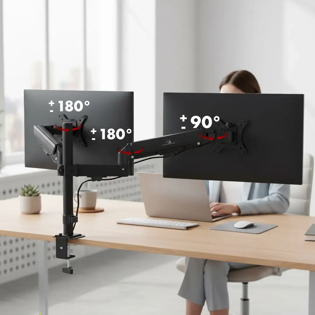 Monitor mount MACLEAN MC-136 for 2 monitors 17"–32" Photo 11