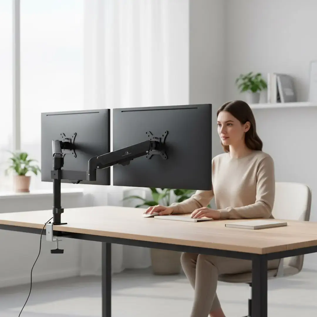 Monitor mount MACLEAN MC-136 for 2 monitors 17"–32" Photo 13