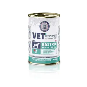 Wet dog food Vet Response Gastrointestinal 400 g — veterinary diet for digestive support, turkey, gluten- and soy-free