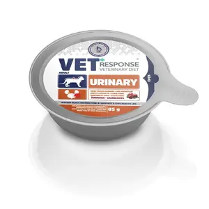 Wet cat food Vet Response Urinary 85 g — veterinary diet tray, turkey flavour, adult cats, supports urinary health