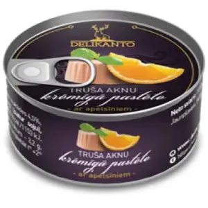 Lāči rabbit liver pâté with oranges 100 g — canned spread